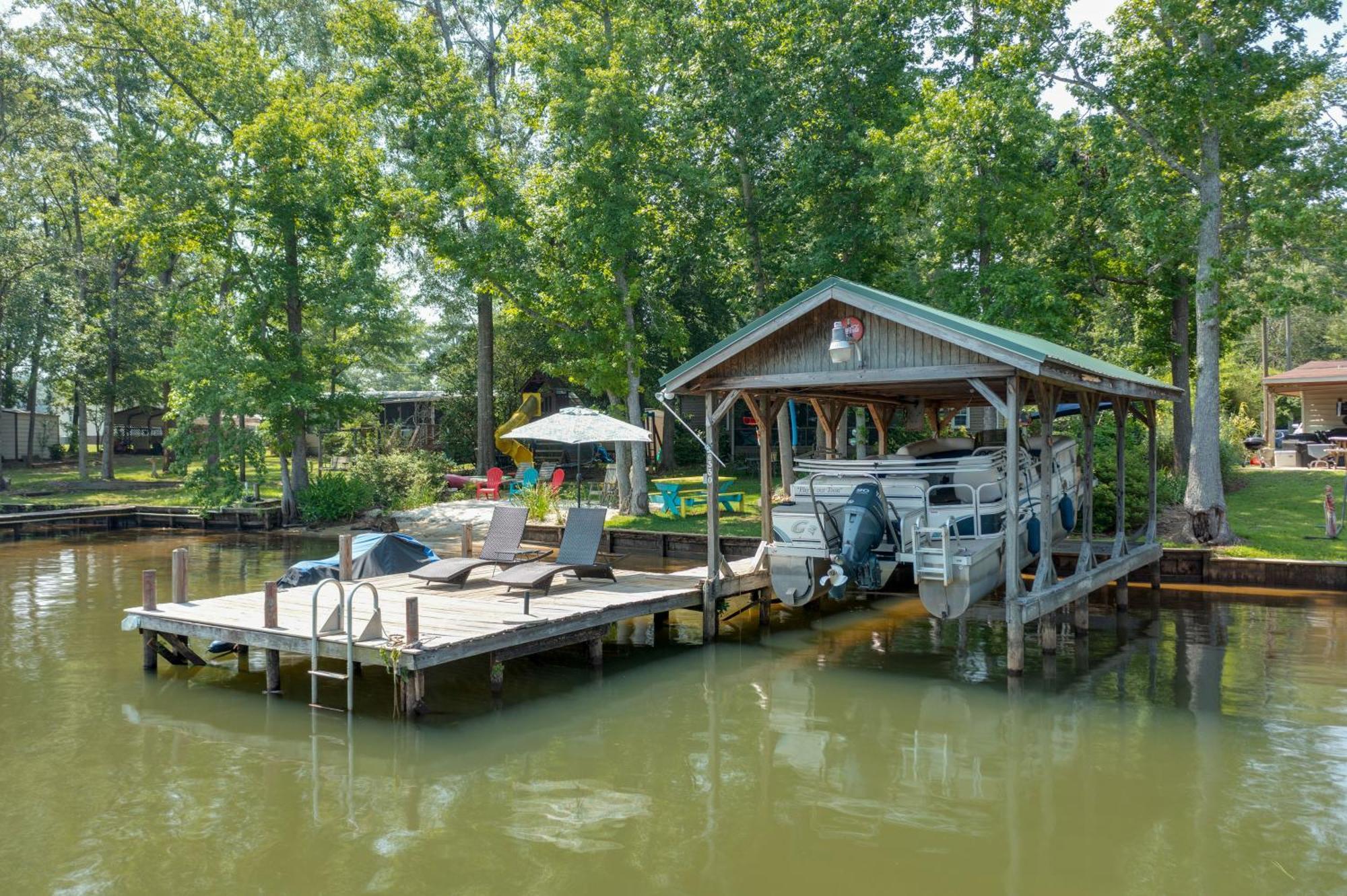 Lake Sinclair Crooked Creek Cottage With Fire Pit! Eatonton 외부 사진