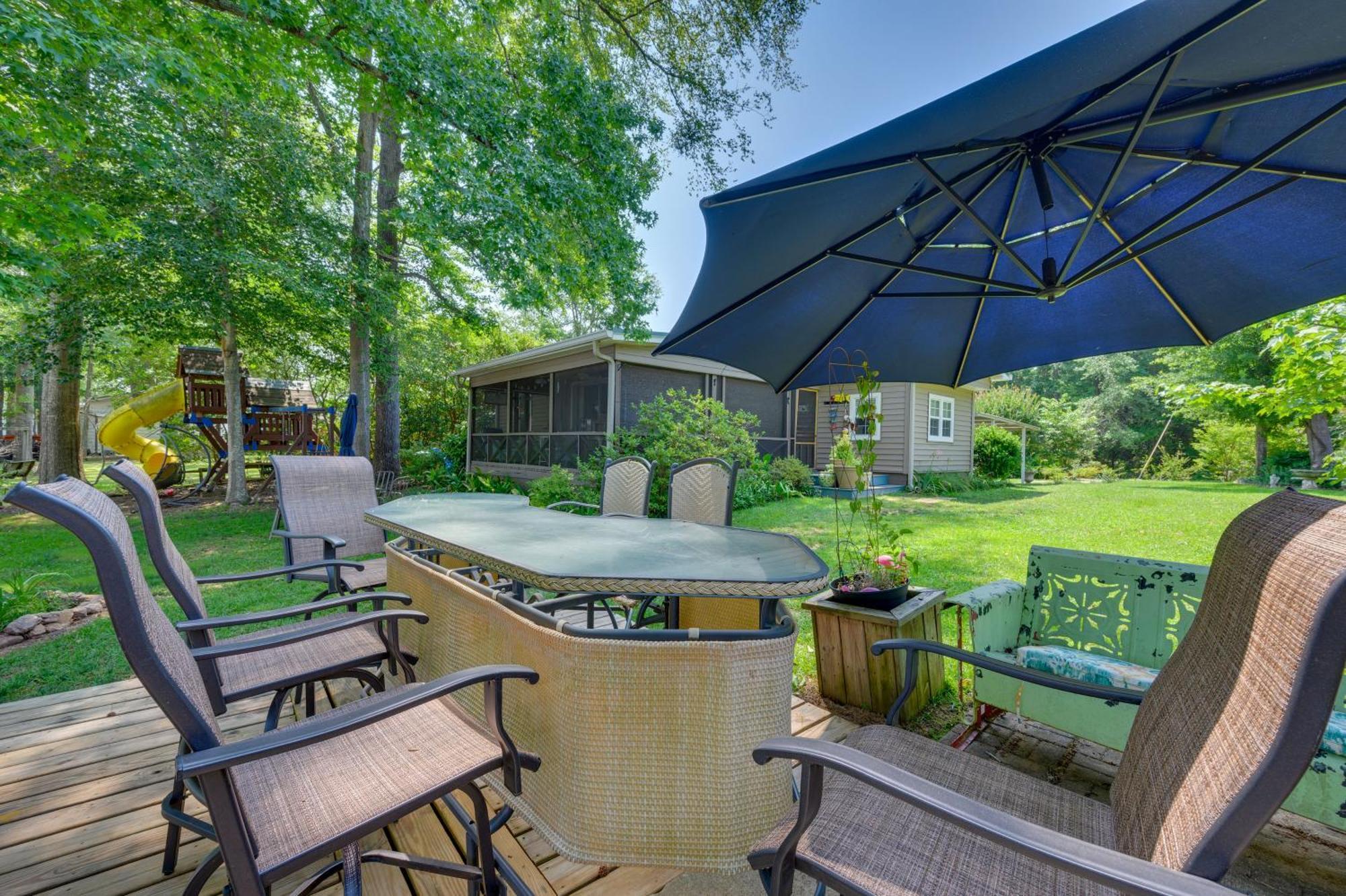 Lake Sinclair Crooked Creek Cottage With Fire Pit! Eatonton 외부 사진