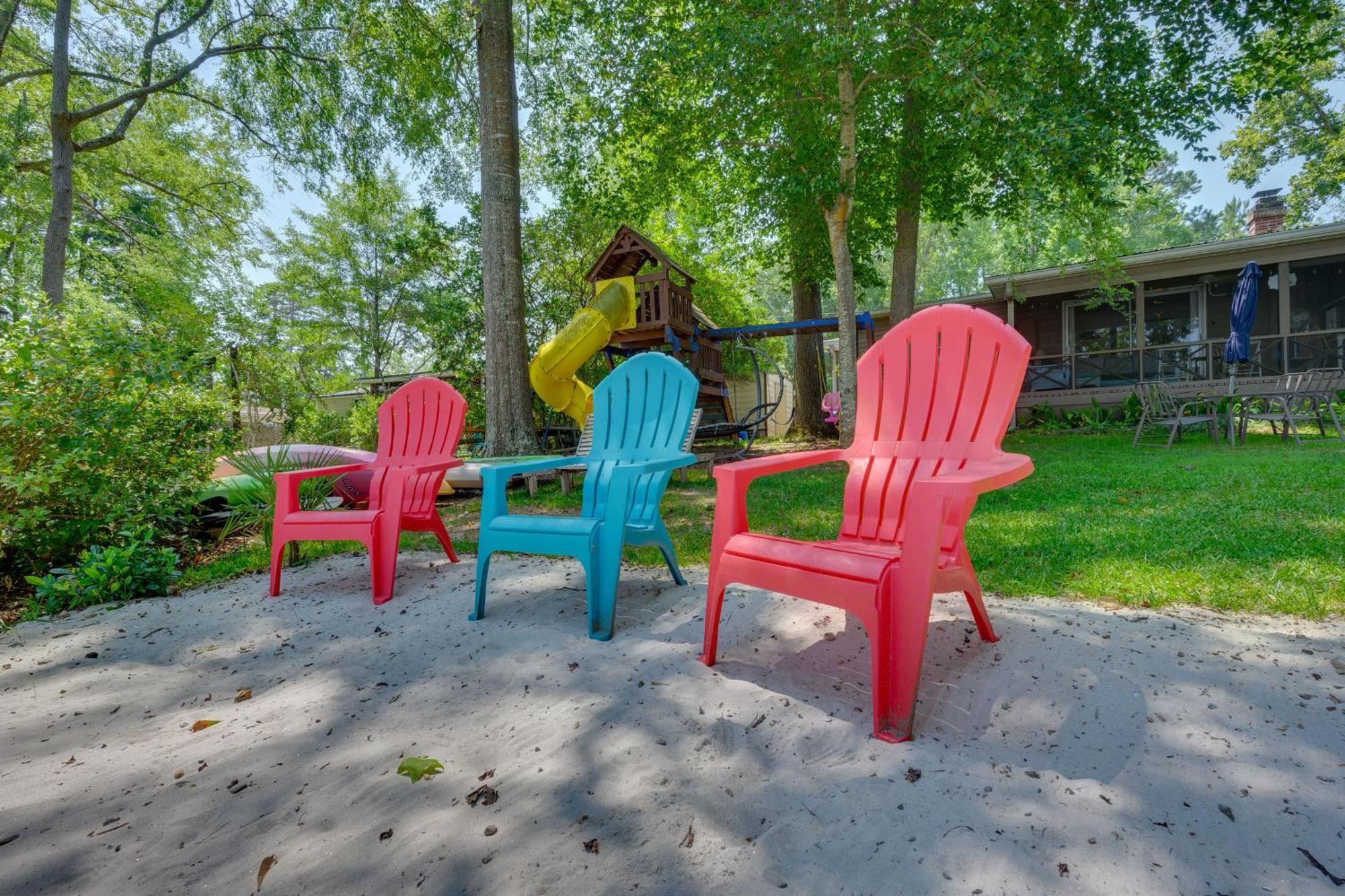 Lake Sinclair Crooked Creek Cottage With Fire Pit! Eatonton 외부 사진
