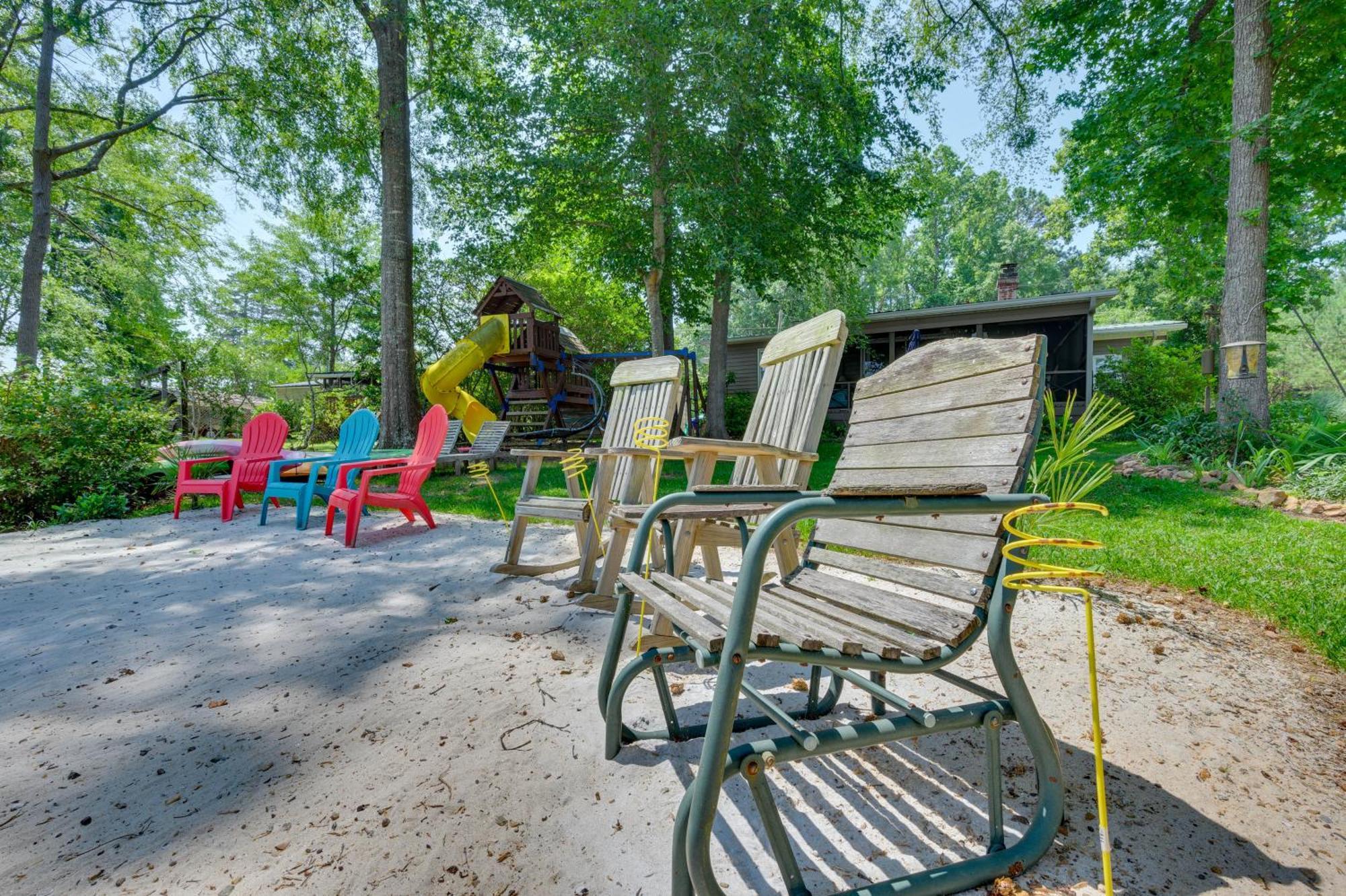 Lake Sinclair Crooked Creek Cottage With Fire Pit! Eatonton 외부 사진